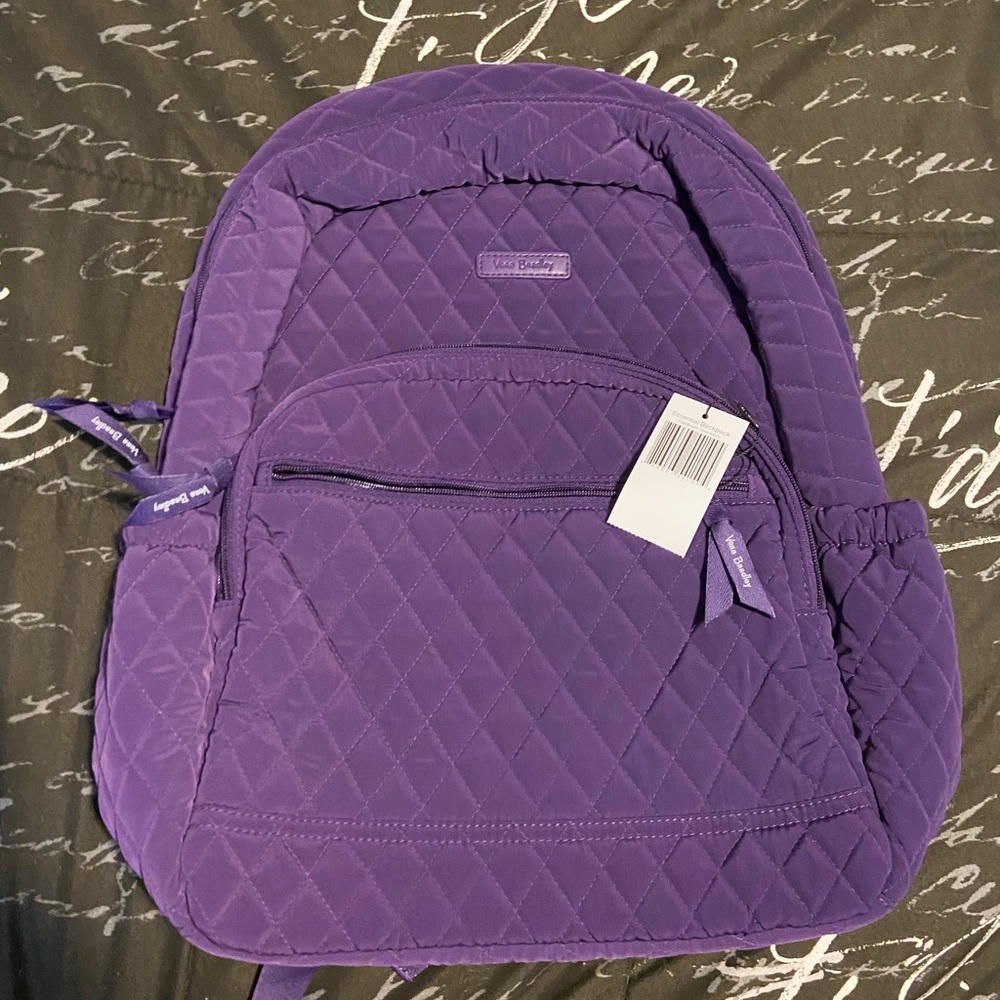 Vera Bradley Elderberry Essential Backpack